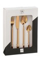 J-Line un set de tacâmuri pentru 6 persoane 24-pack 49003 portocaliu AA00