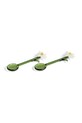 Чайна ложка &k amsterdam flora white 2-pack 2174.12 зелений AA00