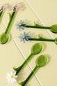 &k amsterdam set de linguri flora pink 2-pack verde 2174.13