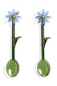 &k amsterdam set de linguri flora blue 2-pack verde 2174.14