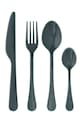 Madam Stoltz komplet sztućców Enamel Cutlery 4 4-pack niebieski 29089.C