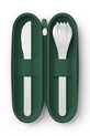 Monbento set de tacâmuri de călătorie Slim Nest 3-pack verde 51300078