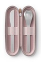 Σετ μαχαιροπήρουνων ταξιδιού Monbento Slim Nest ροζ 51300067