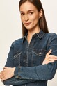 Jacqueline de Yong - Sukienka jeansowa niebieski 15197082