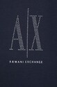 Armani Exchange rochie din bumbac 8NYADY.YJ68Z.NOS bleumarin