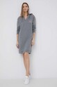 Armani Exchange sukienka bawełniana 8NYADY.YJ68Z.NOS 8NYADY.YJ68Z.NOS szary AA00