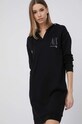 Бавовняна сукня Armani Exchange 8NYADY.YJ68Z.NOS чорний AA00