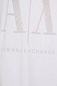 Šaty Armani Exchange 8NYAHX.YJ8XZ.NOS biela