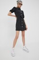 Only sukienka jeansowa 15228105.WashedBlac czarny AA00