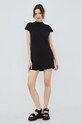 Bavlnené šaty Vero Moda 10258655.Black čierna AA00