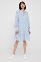 Y.A.S sukienka bawełniana 26027162.KentuckyBl niebieski AA00