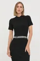 czarny Karl Lagerfeld sukienka 225W1350