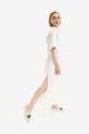 λευκό Βαμβακερό φόρεμα Wood Wood Audrey Γυναικεία