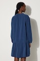 Odzież A.P.C. sukienka COEYL.F05944 granatowy