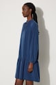 A.P.C. sukienka granatowy COEYL.F05944