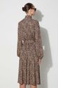 Îmbrăcăminte A.P.C. rochie LYAAR.F05988 maro