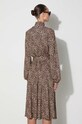 Îmbrăcăminte A.P.C. rochie LYAAR.F05988 maro