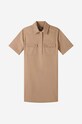 Îmbrăcăminte A.P.C. rochie din bumbac COGBM.F05953 bej