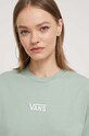 Pamučna haljina Vans VN0A4RU2CJL1 zelena
