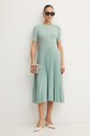 BOSS sukienka 50535658 zielony AA00