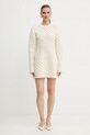 Вовняна сукня Twinset casual бежевий 252TS3160