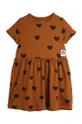 коричневый Детское платье Mini Rodini Для девочек