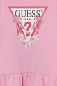 Fete Guess rochie din bumbac pentru bebeluși A4GK18.KA6W4.PPYA roz