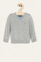 Tommy Hilfiger - Sweter dziecięcy 80-176 cm szary KB0KB03978