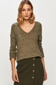 Svetr JDY V výstřih zelená 15207823