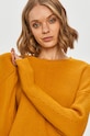 Pieces - Sweter pomarańczowy 17100760