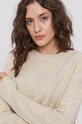 Jacqueline de Yong Sweter beżowy 15239279