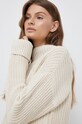 Selected Femme sweter beżowy 16075489.Birch