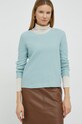 Marc O'Polo pulover de bumbac turcoaz M08600660477