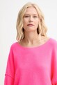 American Vintage sweter z domieszką wełny PULL ML COL BATEAU różowy DAM225