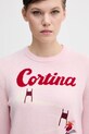 MC2 Saint Barth sweter wełniany różowy QUE0018