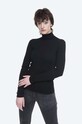 Norse Projects sweter z domieszką wełny golf czarny NW45.0167.9999