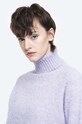 Vlnený sveter Norse Projects fialová NW45.0093.6016