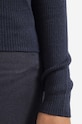 Vlněný svetr Norse Projects Siri Merino námořnická modř NW45.0182.7004