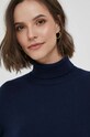 United Colors of Benetton sweter wełniany granatowy 1002D2348.016