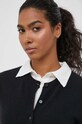 United Colors of Benetton cardigan din lana negru 1002D5485.100