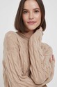 United Colors of Benetton pulover din amestec de lana bej 1335D2467.994