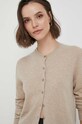 United Colors of Benetton kardigan wełniany 1002D5485.562 beżowy AA00