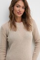 Вовняний светр United Colors of Benetton бежевий 103ME1N23.507