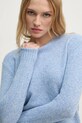 United Colors of Benetton pulover de lana albastru 103ME1N23.507