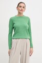 United Colors of Benetton sweter wełniany zielony 103ME1N23.507