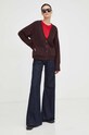 Gestuz cardigan din lana 10906724 burgundia AA00