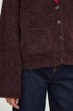 Μάλλινη ζακέτα Gestuz 10906724 μπορντό