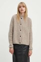 Gestuz cardigan din lana bej 10905931