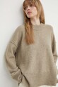 Day Birger et Mikkelsen sweter wełniany Josie - Cozy Days RD beżowy DAY100420
