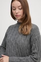 United Colors of Benetton maglione in misto lana grigio 1335D2467
